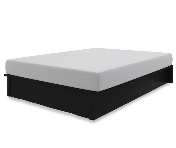 DHP Micah Black Faux Leather King Platform Bed 6 DHP Micah Black Faux Leather King Platform Bed - Image 4