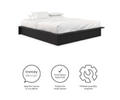 DHP Micah Black Faux Leather King Platform Bed 13 DHP Micah Black Faux Leather King Platform Bed -DHP Sales Store 810543681 6
