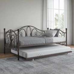 DHP Bradford Bronze Metal Twin Daybed & Trundle -DHP Sales Store 810543701 6