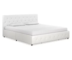 DHP Dana Faux Leather Upholstered Bed With Storage -DHP Sales Store 810543732 1