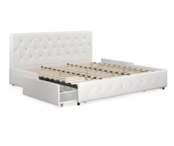 DHP Dana Faux Leather Upholstered Bed With Storage -DHP Sales Store 810543732 2