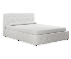 DHP Dana Faux Leather Upholstered Bed With Storage -DHP Sales Store 810543734 1