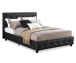 DHP Dana Faux Leather Upholstered Queen Bed 16 DHP Dana Faux Leather Upholstered Queen Bed -DHP Sales Store 810543735 4