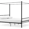 DHP Kate Black Metal Full Canopy Bed -DHP Sales Store 810543780 4