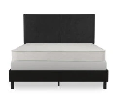 Atwater Living DHP Jazmine Black Faux Leather Upholstered Bed 32 Atwater Living DHP Jazmine Black Faux Leather Upholstered Bed -DHP Sales Store 810543812 3