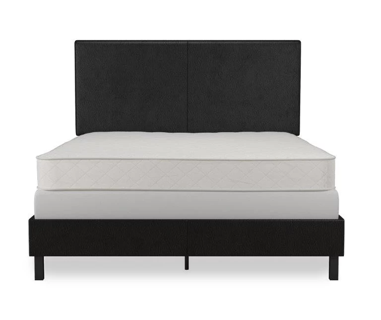Atwater Living DHP Jazmine Black Faux Leather Upholstered Bed 20 Atwater Living DHP Jazmine Black Faux Leather Upholstered Bed - Image 18