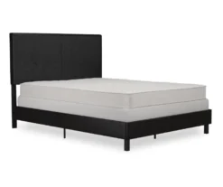 Atwater Living DHP Jazmine Black Faux Leather Upholstered Bed 22 Atwater Living DHP Jazmine Black Faux Leather Upholstered Bed -DHP Sales Store 810543813 4