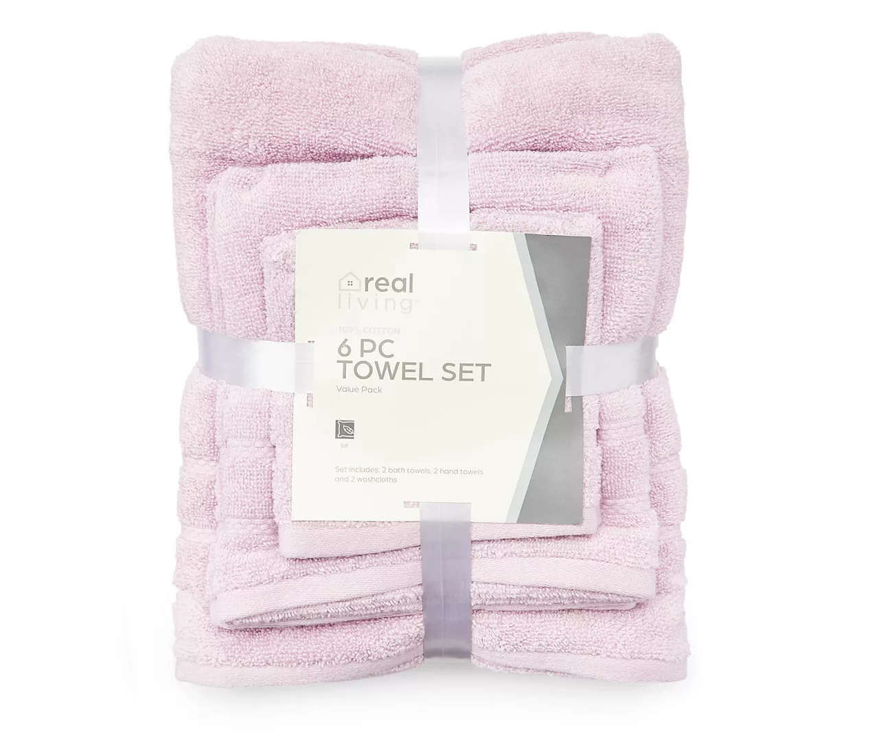 Lavender 6-Piece Towel Set 3 Lavender 6-Piece Towel Set