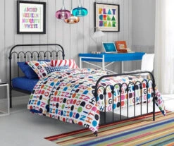 Novogratz Bright Pop Metal Bed 24 Novogratz Bright Pop Metal Bed -DHP Sales Store 810548772 1