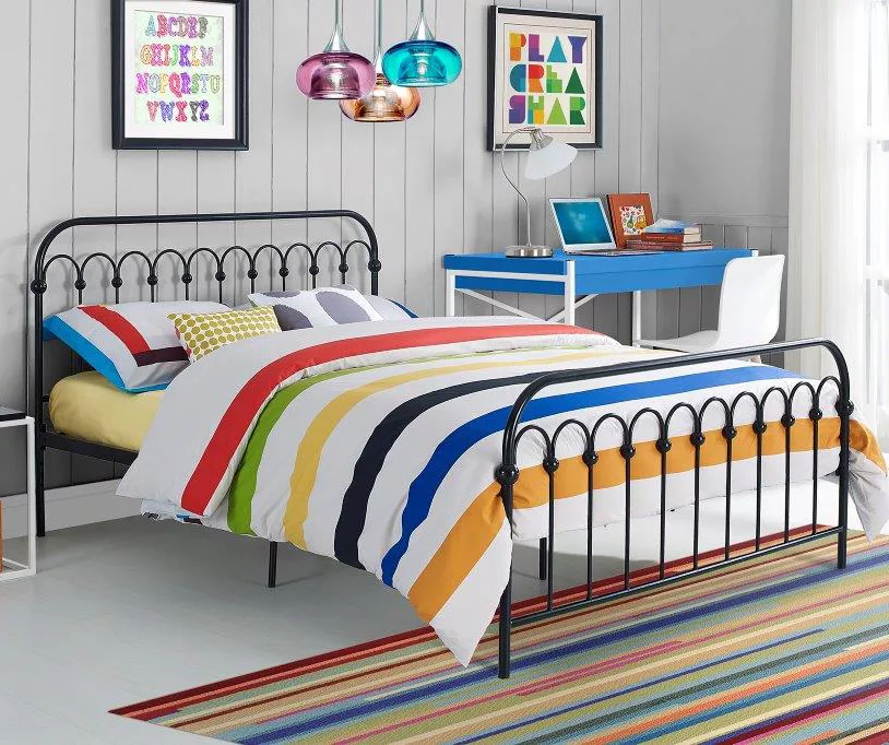 Novogratz Bright Pop Metal Bed 6 Novogratz Bright Pop Metal Bed - Image 4