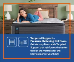 Sealy Edgefield Plush Euro Pillow Top Mattress -DHP Sales Store 810548847 8 1