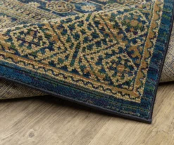 Anka Blue & Gold Persian Pile Area Rug -DHP Sales Store 810551199 6