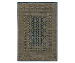 Anka Blue & Gold Persian Pile Area Rug -DHP Sales Store 810551200