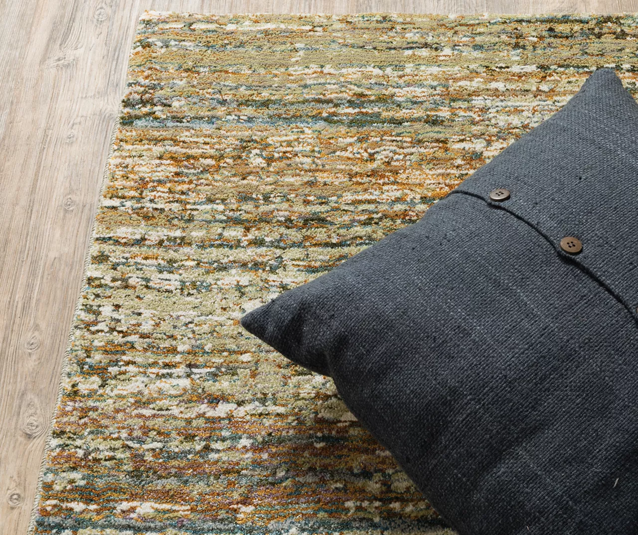 Boas Gray & Tan Textured Abstract Area Rug 10 Boas Gray & Tan Textured Abstract Area Rug - Image 8