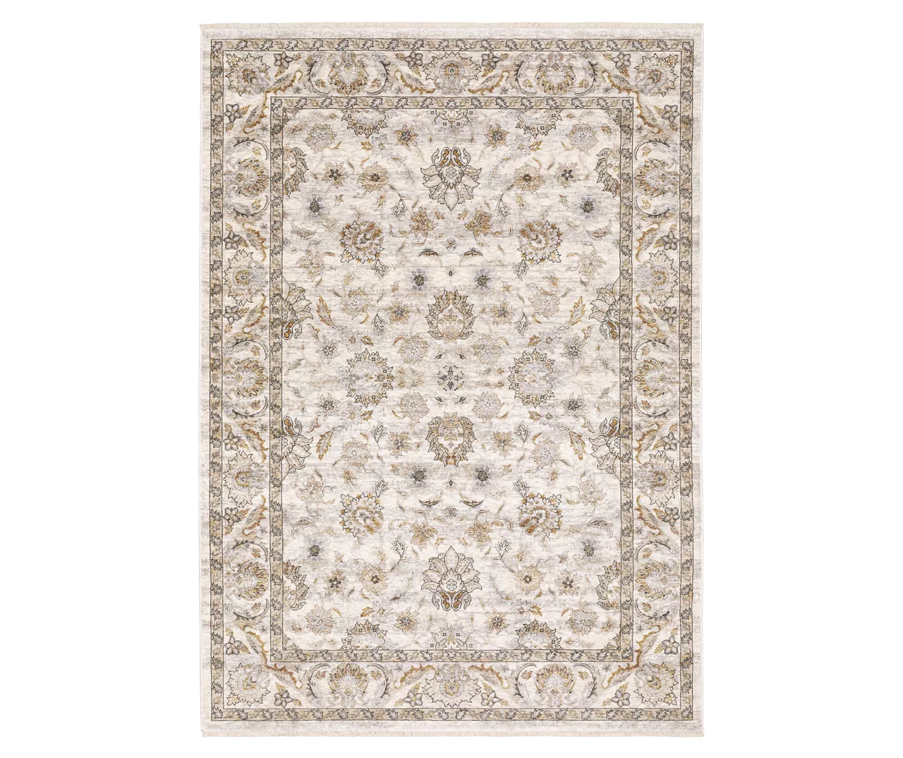Boas Gray & Tan Textured Abstract Area Rug 4 Boas Gray & Tan Textured Abstract Area Rug - Image 2