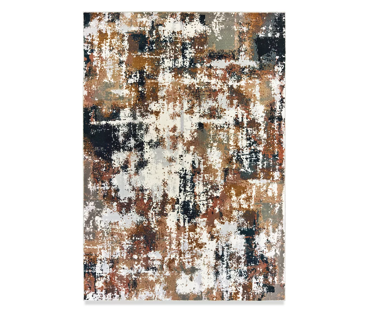Boas Gray & Tan Textured Abstract Area Rug 5 Boas Gray & Tan Textured Abstract Area Rug - Image 3