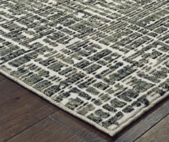 Bobak Gray Textured Geometric Area Rug -DHP Sales Store 810551243 1