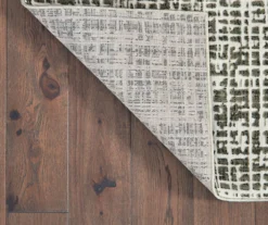 Bobak Gray Textured Geometric Area Rug, (7.1' X 10.1') -DHP Sales Store 810551244 2 1