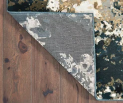 Bocleah Navy & White Distressed Textured Area Rug, (2.3' X 7.6') -DHP Sales Store 810551245 6