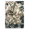 Bocleah Navy & White Distressed Textured Area Rug, (6.7' X 9.6') 1 Bocleah Navy & White Distressed Textured Area Rug, (6.7' X 9.6') -DHP Sales Store 810551248