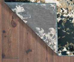 Bocleah Navy & White Distressed Textured Area Rug, (6.7' X 9.6') -DHP Sales Store 810551248 2