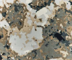 Bocleah Navy & White Distressed Textured Area Rug, (6.7' X 9.6') -DHP Sales Store 810551248 3