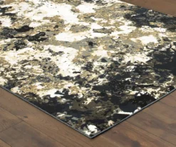 Bocleah Navy & White Distressed Textured Area Rug, (6.7' X 9.6') -DHP Sales Store 810551248 4