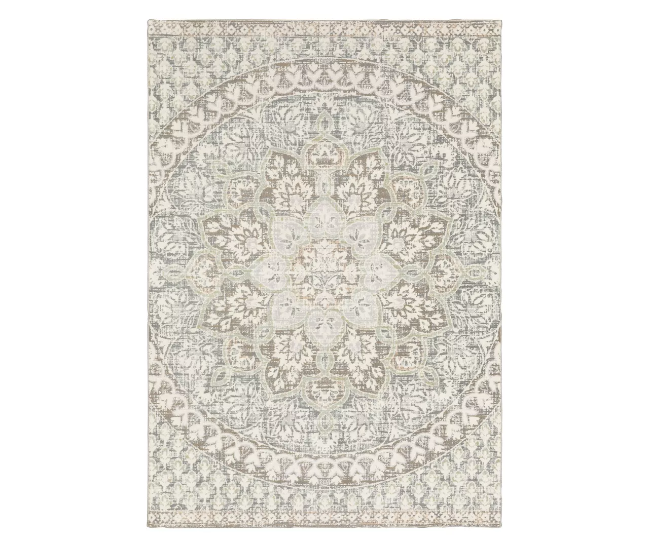 Capetah Ivory Floral Area Rug 4 Capetah Ivory Floral Area Rug - Image 2