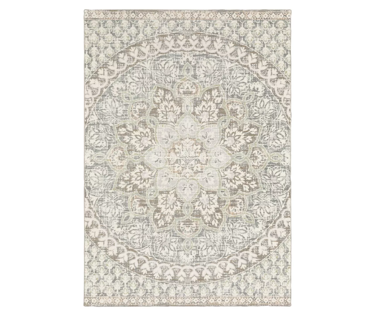 Capetah Ivory Floral Area Rug 6 Capetah Ivory Floral Area Rug - Image 4