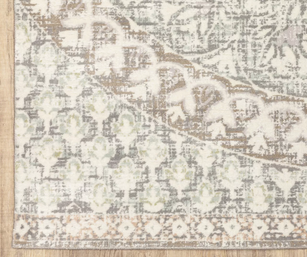 Capetah Ivory Floral Area Rug, (7.1' X 10.1') 5 Capetah Ivory Floral Area Rug, (7.1' X 10.1') - Image 3