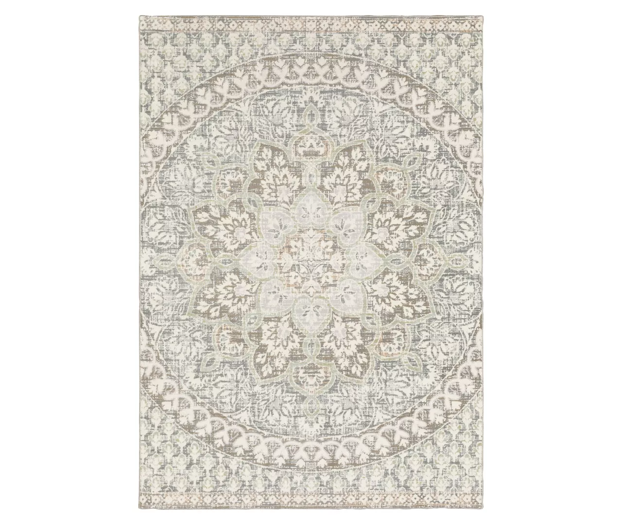 Capetah Ivory Floral Area Rug 7 Capetah Ivory Floral Area Rug - Image 5