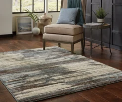 Cara Blue & White Modern Area Rug -DHP Sales Store 810551290 4