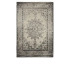 Ricardo Ivory & Gray Ornate Mandala Area Rug -DHP Sales Store 810551359