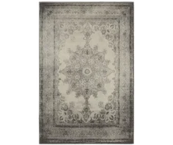 Ricardo Ivory & Gray Ornate Mandala Area Rug -DHP Sales Store 810551382