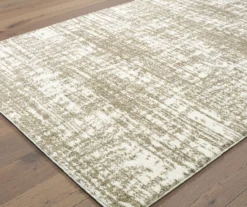 Veda Ivory & Brown Distressed Area Rug -DHP Sales Store 810551398 1