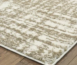 Veda Ivory & Brown Distressed Area Rug -DHP Sales Store 810551398 2