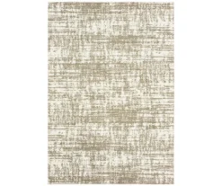 Veda Ivory & Brown Distressed Area Rug -DHP Sales Store 810551402
