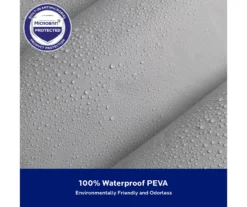 Gray Medium-Weight Microban PEVA Shower Liner 16 Gray Medium-Weight Microban PEVA Shower Liner -DHP Sales Store 810553972 A8 6