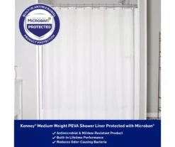 Frosted Medium-Weight Microban PEVA Shower Liner -DHP Sales Store 810553973 A8 2