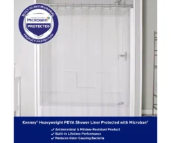 Clear Heavyweight Microban PEVA Shower Liner -DHP Sales Store 810553974 A8 2