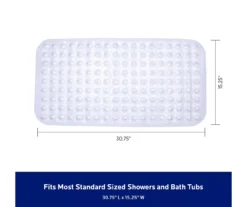 Clear Bubble Microban PVC Bath Mat -DHP Sales Store 810553976 A8 4