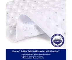 White Bubble Microban PVC Bath Mat 11 White Bubble Microban PVC Bath Mat -DHP Sales Store 810553977 A8 2
