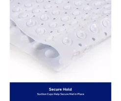 White Bubble Microban PVC Bath Mat 14 White Bubble Microban PVC Bath Mat -DHP Sales Store 810553977 A8 5