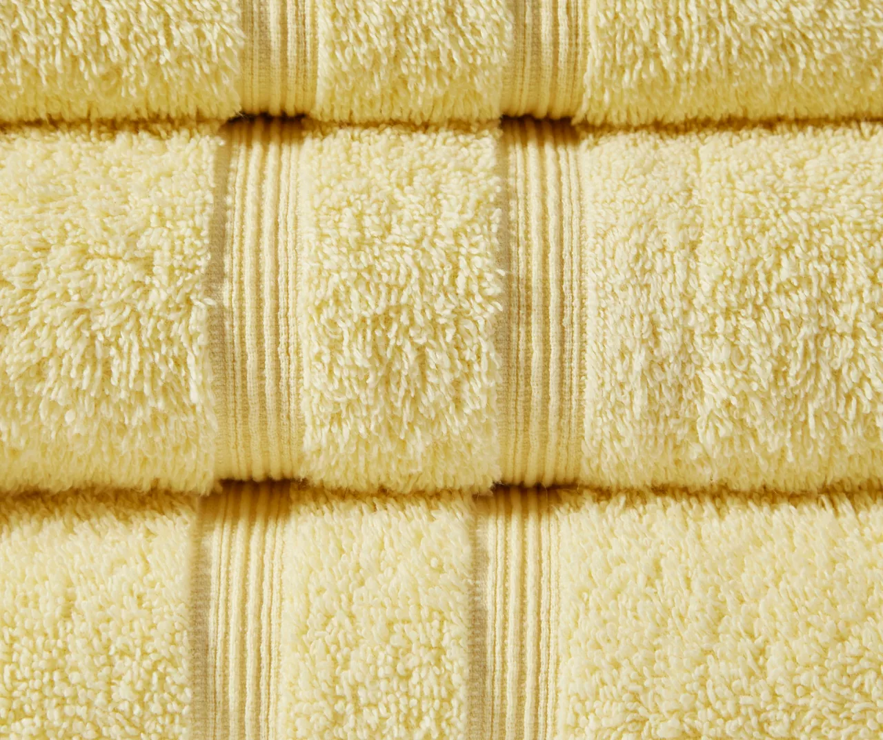 Aegan Yellow Turkish Cotton 6-Piece Towel Set 5 Aegan Yellow Turkish Cotton 6-Piece Towel Set - Image 3