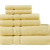 Aegan Turkish Cotton 6-Piece Towel Set