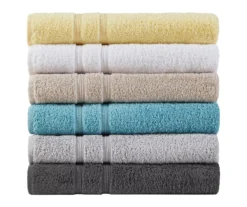 Aegan Aqua Turkish Cotton 6-Piece Towel Set 19 Aegan Aqua Turkish Cotton 6-Piece Towel Set -DHP Sales Store 810555732 10