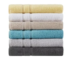 Aegan White Turkish Cotton 6-Piece Towel Set 19 Aegan White Turkish Cotton 6-Piece Towel Set -DHP Sales Store 810555736 10