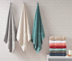 Roman Lattice-Stripe 6-Piece Towel Set 29 Roman Lattice-Stripe 6-Piece Towel Set -DHP Sales Store 810555743