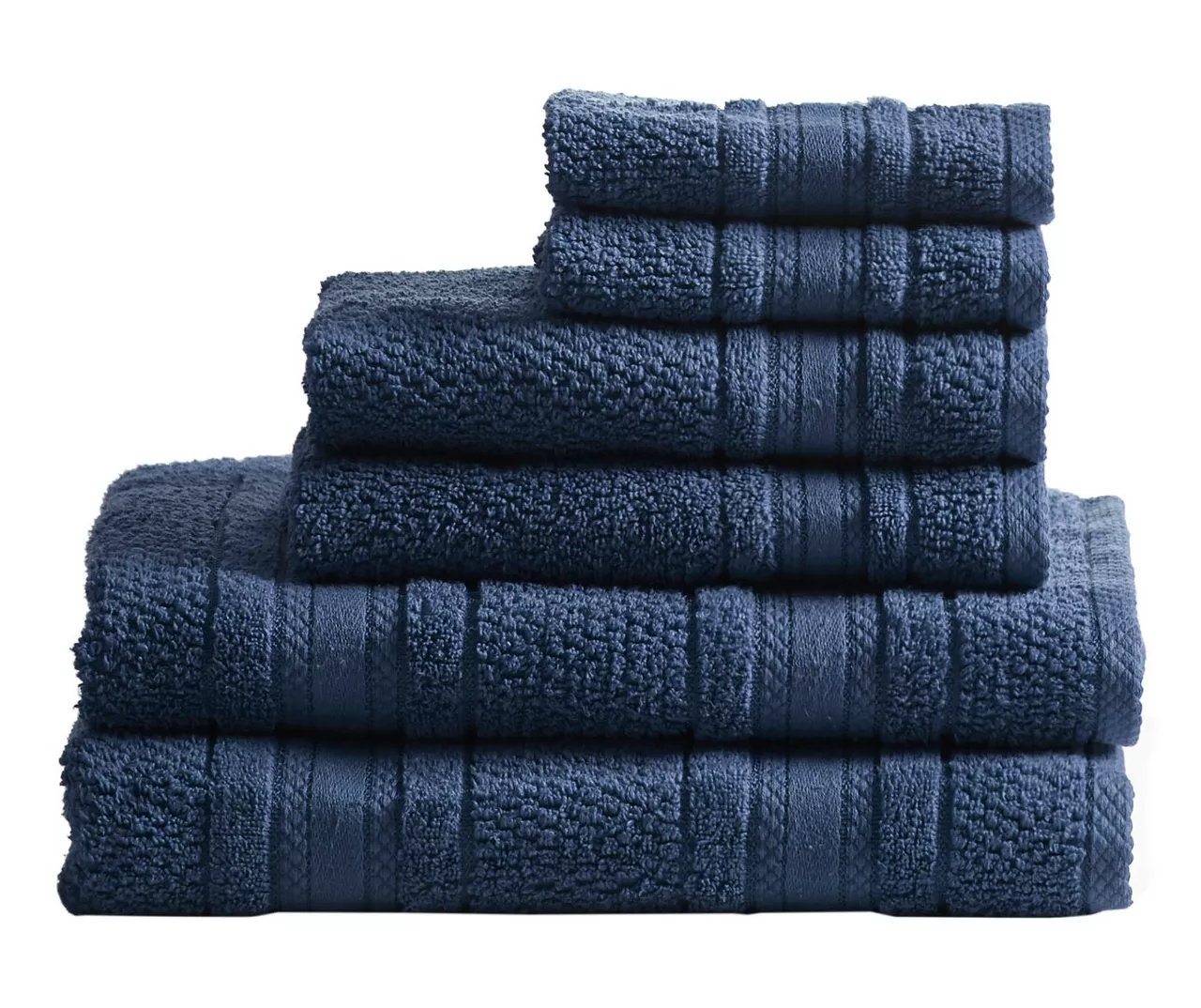 Blue Roman Lattice-Stripe 6-Piece Towel Set 6 Blue Roman Lattice-Stripe 6-Piece Towel Set - Image 4