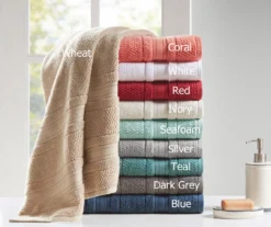 Roman Lattice-Stripe 6-Piece Towel Set 35 Roman Lattice-Stripe 6-Piece Towel Set -DHP Sales Store 810555747 5